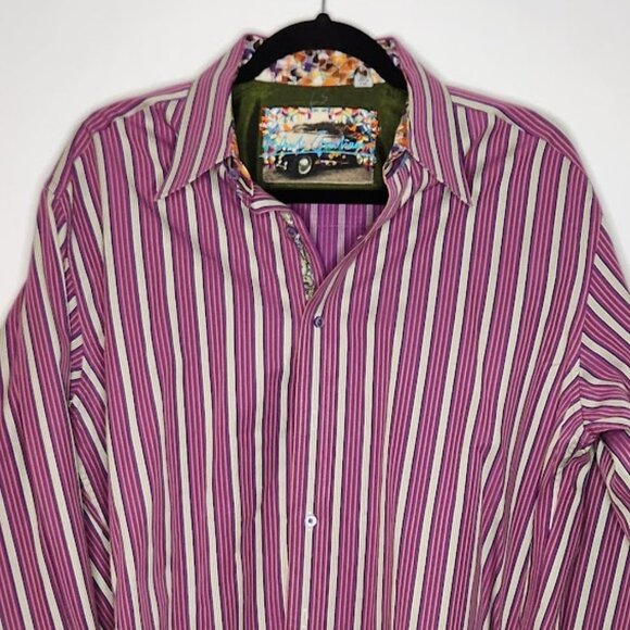 Robert Graham Men's Dress Shirt Size Large - Picture 1 of 7